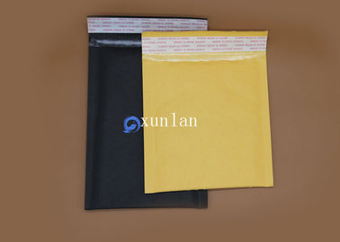 黒い密封された気泡緩衝材の袋、再生利用できるクラフトの船積みの封筒