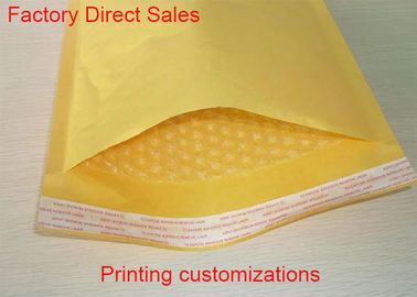 注文のPringtingの急使の黄色いクラフトの のペーパーによってパッドを入れられる郵送の封筒9*10」
