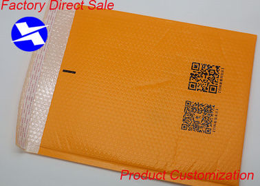 オレンジ多泡郵便利用者の船積みはカスタマイズされたサイズの銅版/オフセット印刷を袋に入れる
