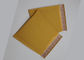2つの密封の側面が付いているオフセット印刷の黄色のクラフト紙の泡郵便利用者