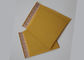 2つの密封の側面が付いているオフセット印刷の黄色のクラフト紙の泡郵便利用者
