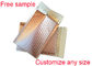 耐湿性金属泡郵便利用者の封筒は2と-密封の側面光沢をつける
