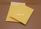 黄色いクラフトの出荷の泡郵便利用者、マットの気泡緩衝材の包装の封筒