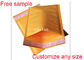 クラフトの気泡緩衝材の郵送物の封筒は、緩和した気泡が付いている郵送の封筒にパッドを入れた