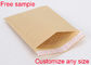 封筒の黄色い密封された気泡緩衝材の袋を出荷する再生利用できるクラフト紙の泡郵便利用者